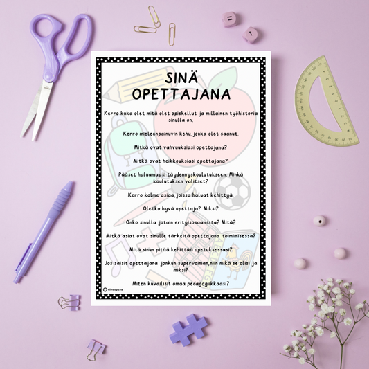 Opettajien työhaastattelukysymykset