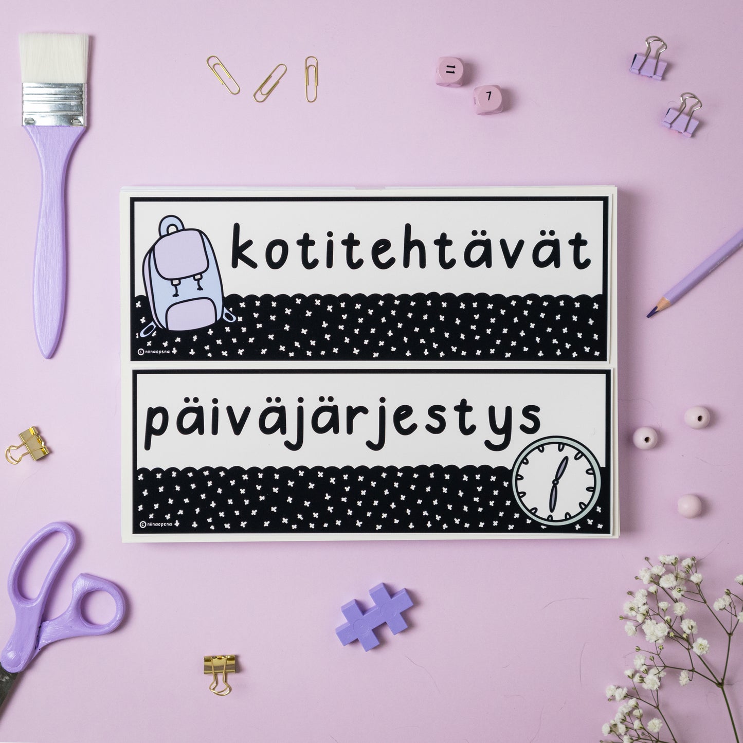 Otsikot luokkaan