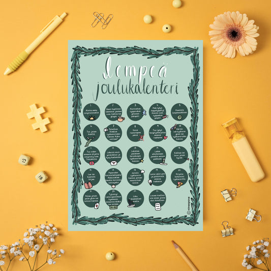 Lempeä joulukalenteri työyhteisöön