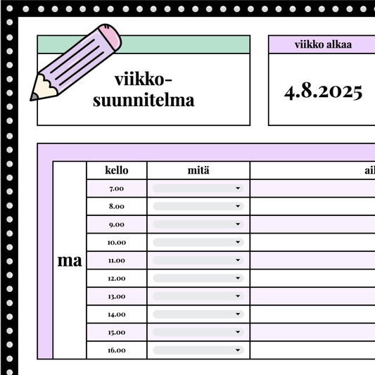 Digitaalinen opekalenteri
