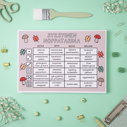 Syksyinen noppatarina